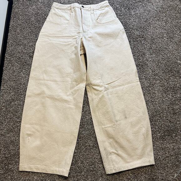 ALIYA WANEK Women's Abeo Pants Size S In Natural - Picture 3 of 12